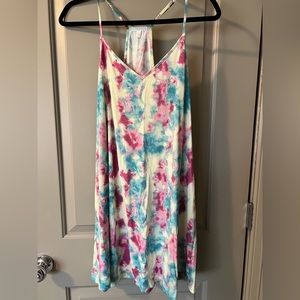 Tie Dye Casual Dress, size L